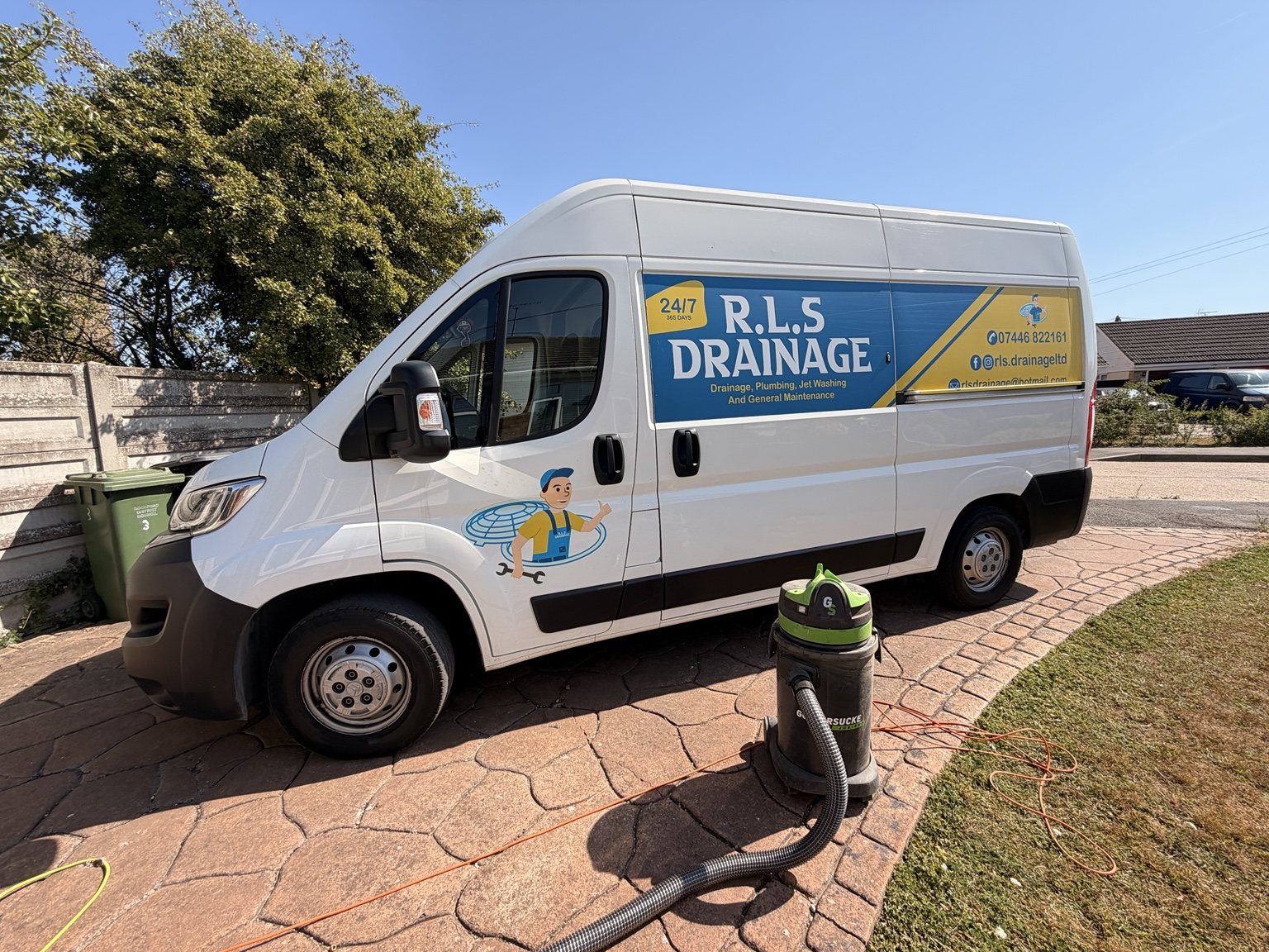 R.L.S. Drainage domestic callout
